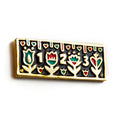 Ruler Enamel Pin