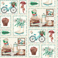 Rural Fantasy - Patch Design - Ivory 44" / 45" Fabric Per Yard