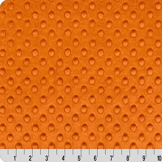 Rust Cuddle Dimple 58/60" Fabric per yard