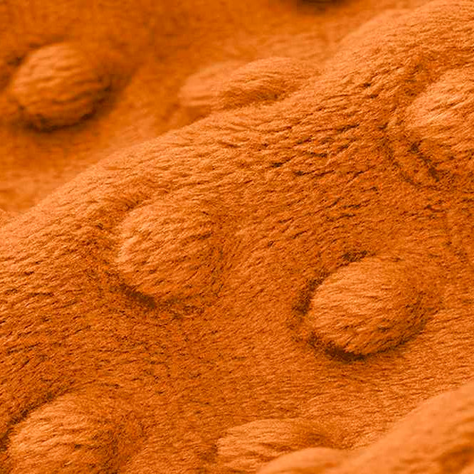 Rust Cuddle Dimple 58/60" Fabric per yard
