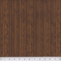 Rust Wood Planks 45" wide Fabric per yard