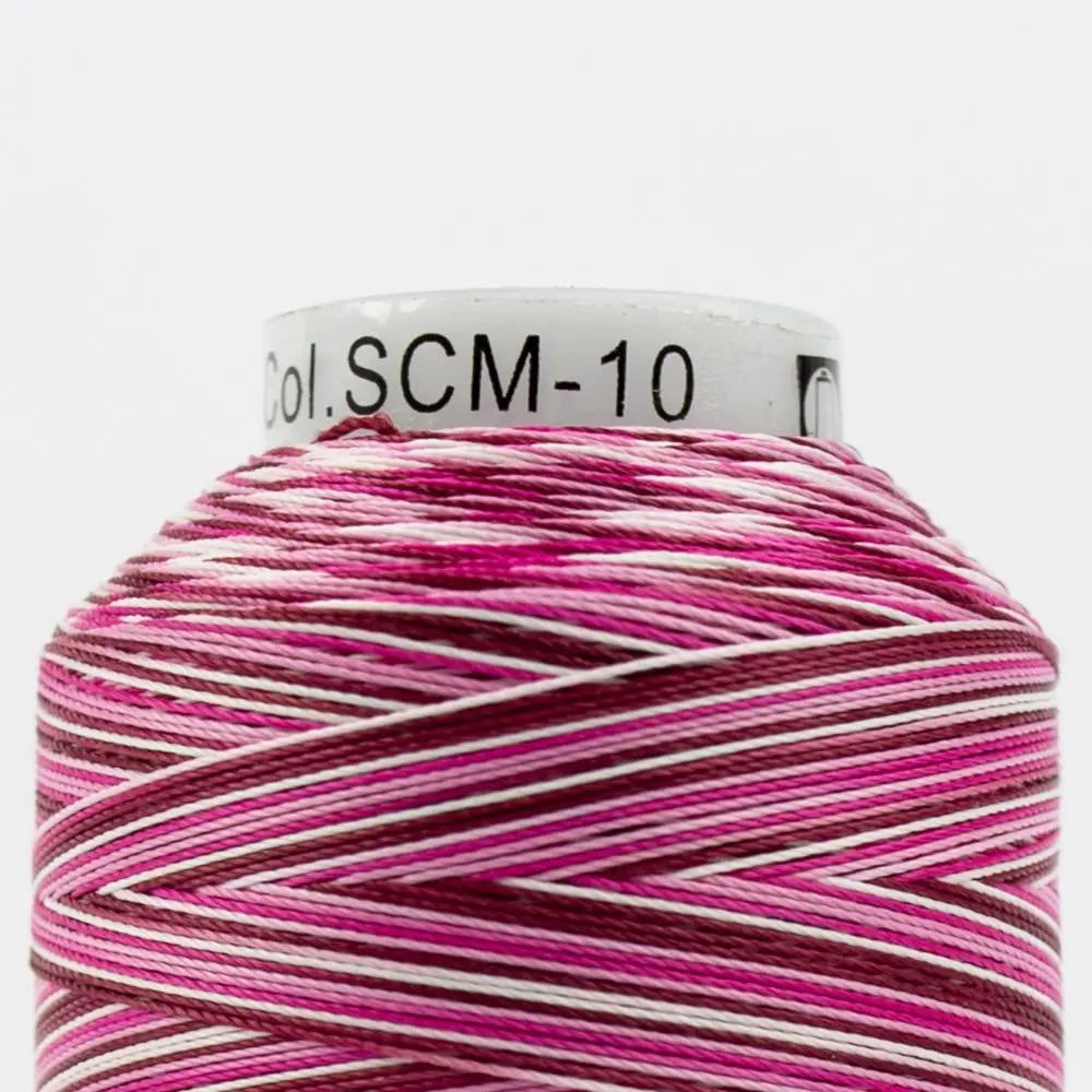 SCM10 - Silco™ 35wt Cotton Burgundy Fucshia Pinks Thread