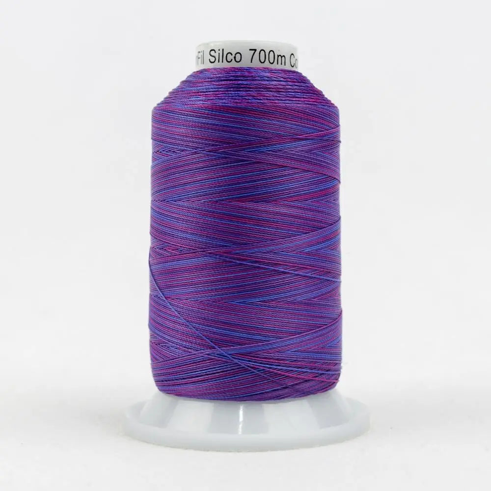 SCM19 - Silco™ 35wt Cotton Purple Blue Red Thread