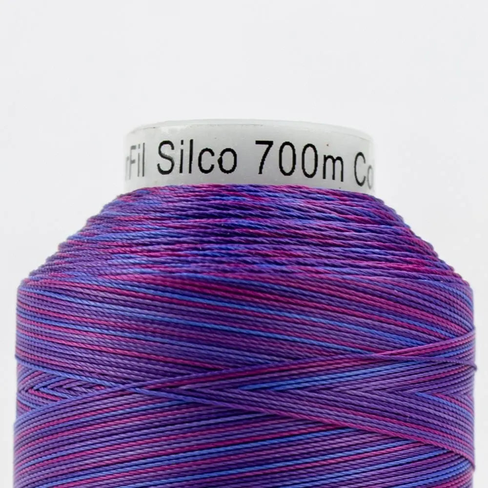 SCM19 - Silco™ 35wt Cotton Purple Blue Red Thread