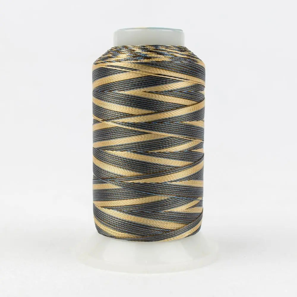 SD08 - Mirage™ 30wt Rayon Blue Brown Thread