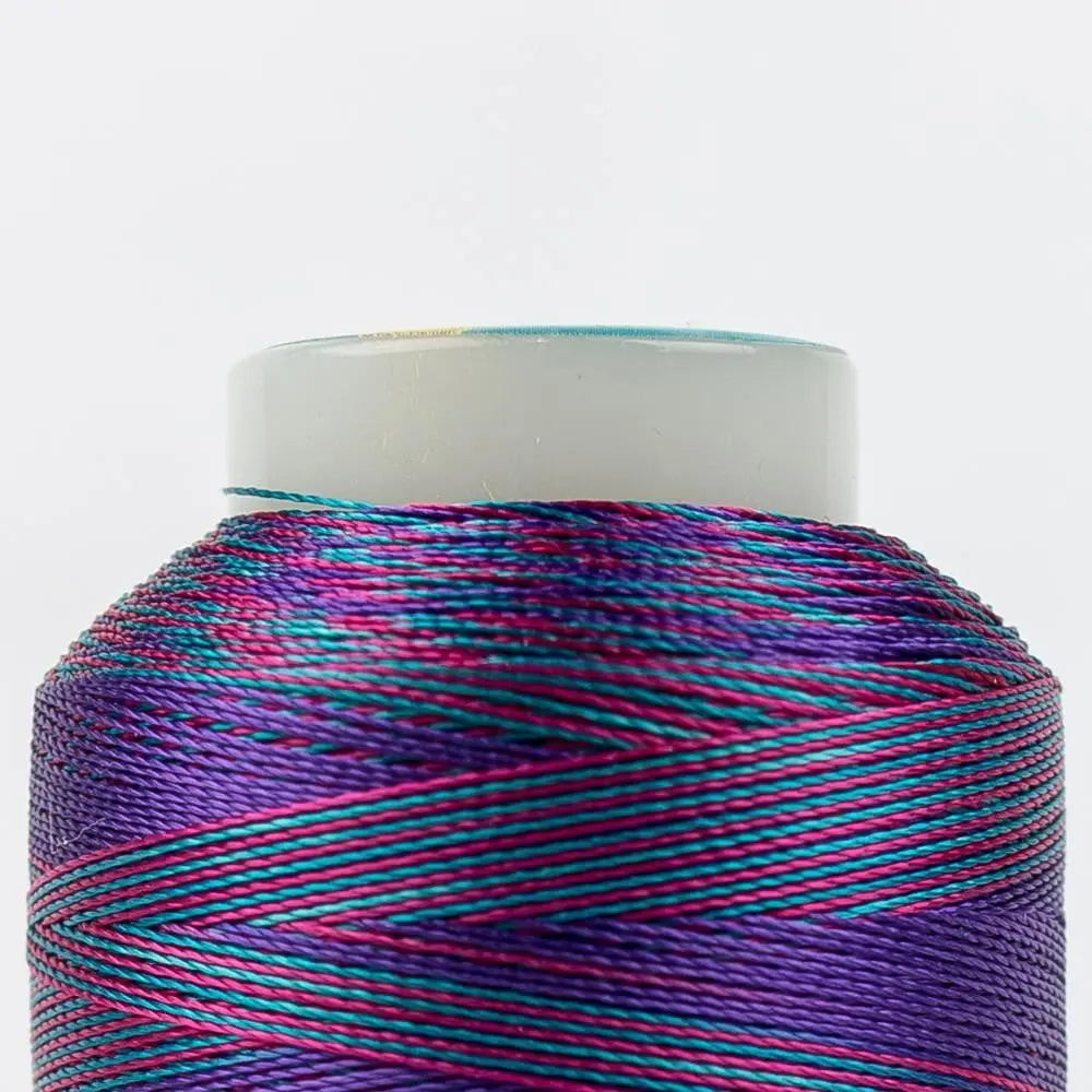 SD22 - Mirage™ 30wt Rayon Purple Blue Red Thread
