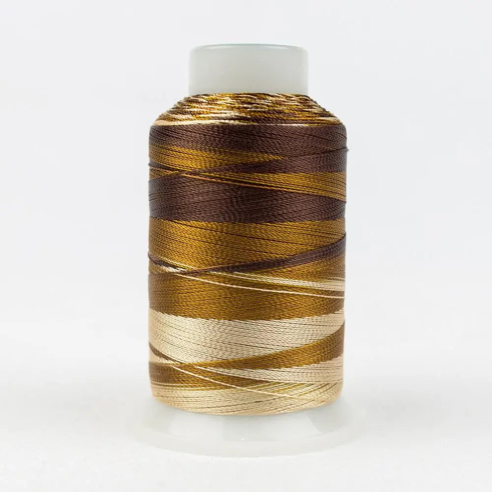 SD34 - Mirage™ 30wt Rayon Gold Browns Thread