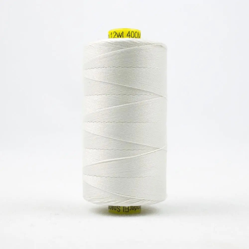 SP100 - Spagetti™ 12wt Egyptian Cotton White Thread