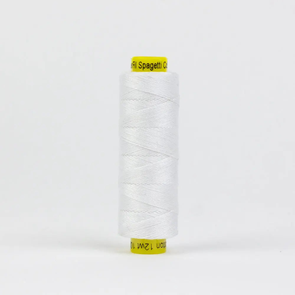 SP100 - Spagetti™ 12wt Egyptian Cotton White Thread