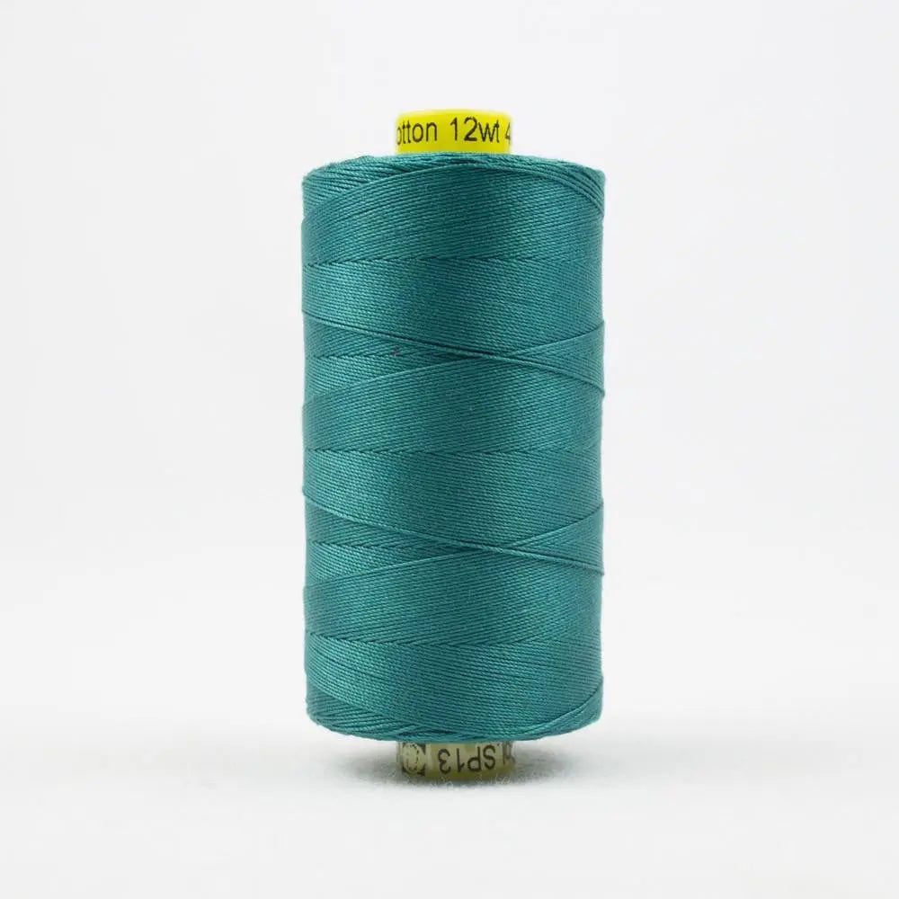 SP13 - Spagetti™ 12wt Egyptian Cotton Deep Ocean Green Blue Thread