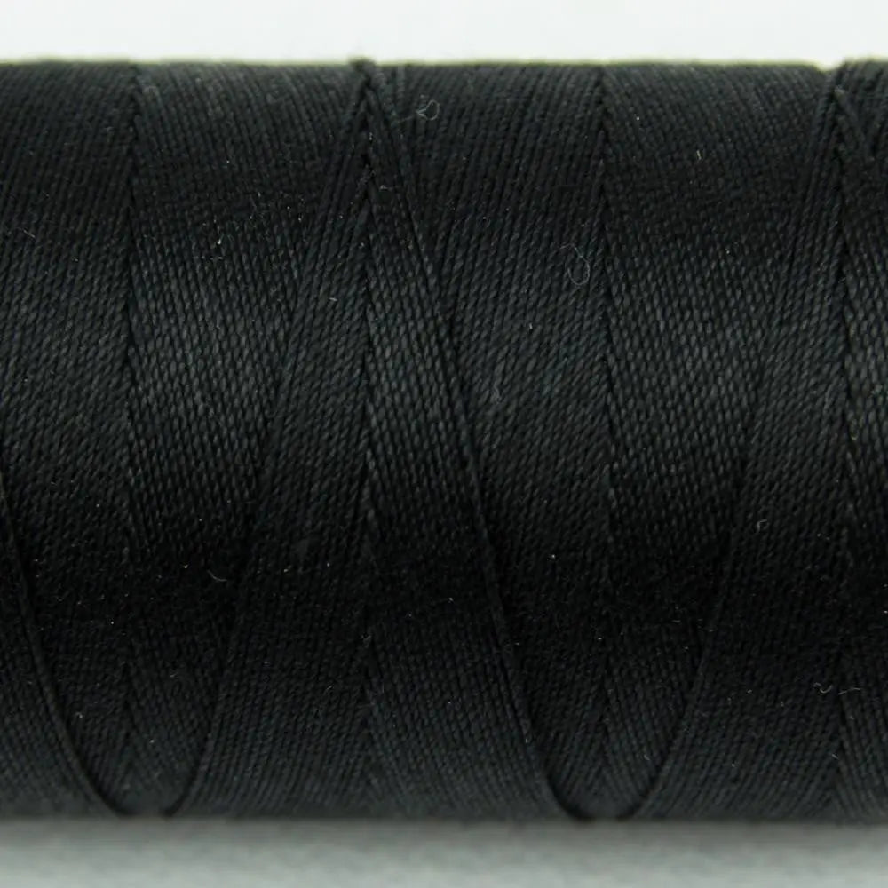 SP200 - Spagetti™ 12wt Egyptian Cotton Black Thread