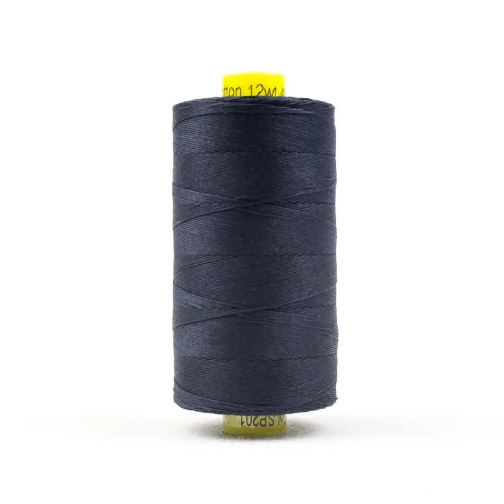 SP201 - Spagetti™ 12wt Egyptian Cotton Soft Black Thread