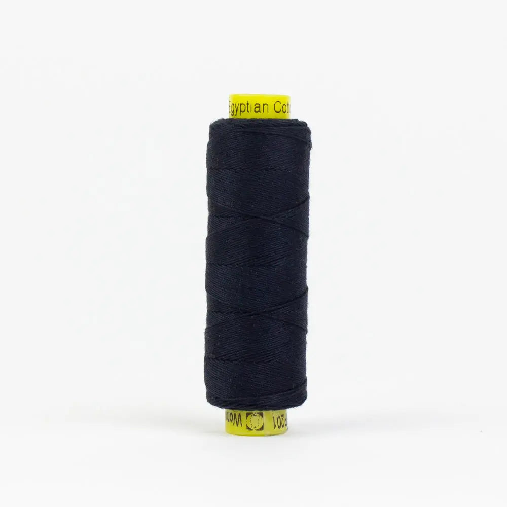 SP201 - Spagetti™ 12wt Egyptian Cotton Soft Black Thread