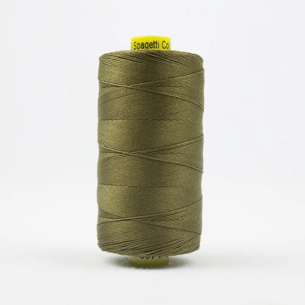 SP22 - Spagetti™ 12wt Egyptian Cotton Army Green Thread