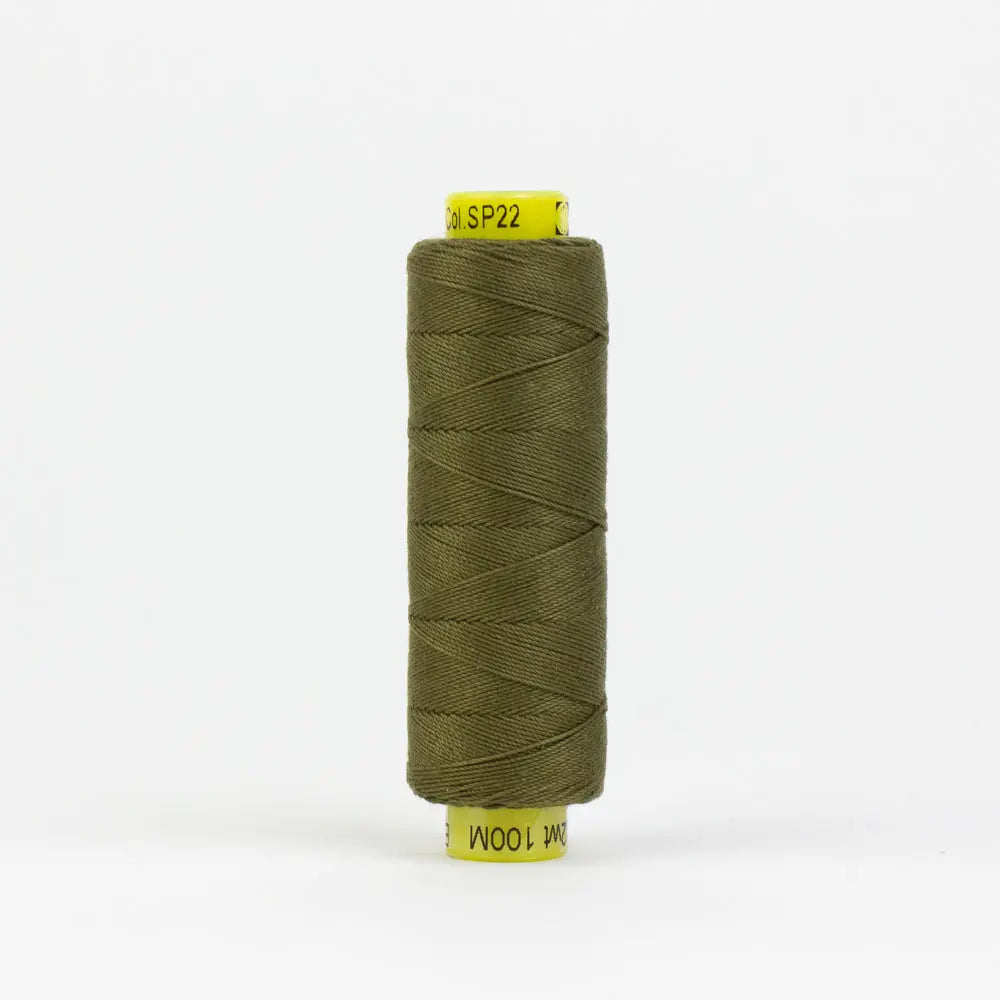 SP22 - Spagetti™ 12wt Egyptian Cotton Army Green Thread