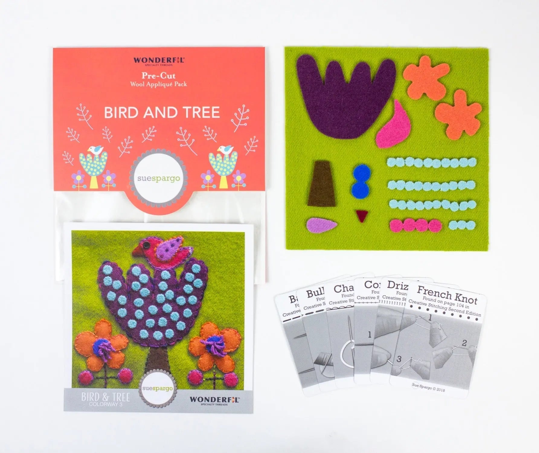 SSPWK - Pre-cut wool kits by Sue Spargo