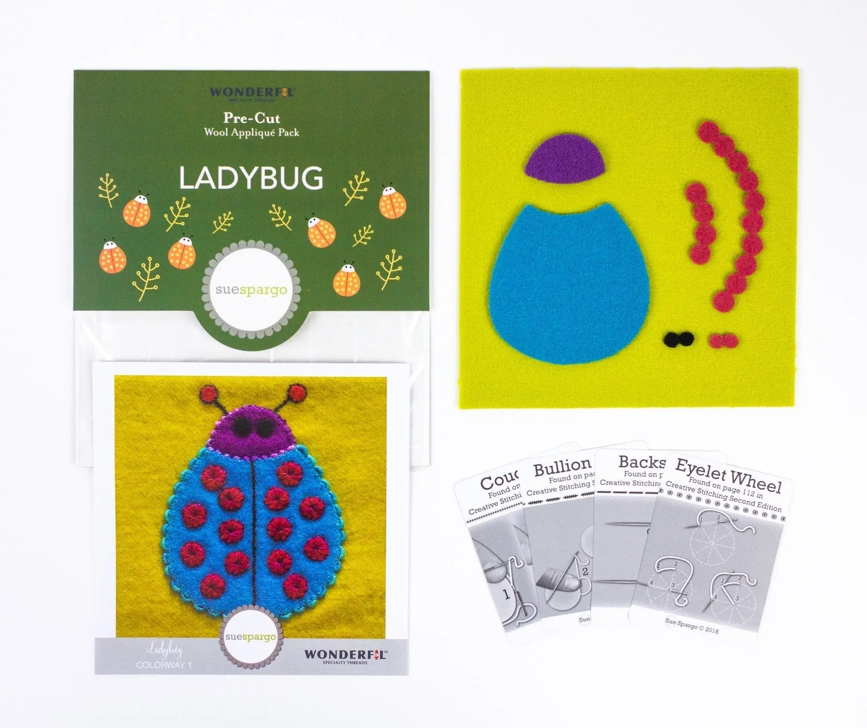 SSPWK - Pre-cut wool kits by Sue Spargo
