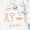Sampler Box Bundle Of Hardware Set Rose Gold