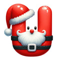 Santa Claus Alphabet Fabric Panel 13