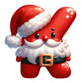 Santa Claus Alphabet Fabric Panel 28