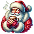 Santa Claus Scenes Fabric Panel 10