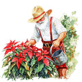 Santas Day Off Fabric Panel 20
