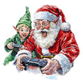 Santas Day Off Fabric Panel 21