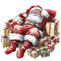 Santas Day Off Fabric Panel 25
