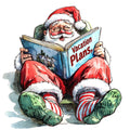 Santas Day Off Fabric Panel 27