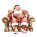 Santas Day Off Fabric Panel 29