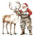 Santas Day Off Fabric Panel 32