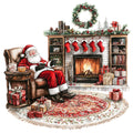Santas Day Off Fabric Panel 34
