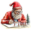 Santas Day Off Fabric Panel 7