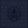 Sashiko Cloth Agari-Fuji