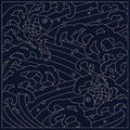 Sashiko Cloth Ara-Nami 2