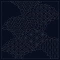 Sashiko Cloth Cumulus Cloud