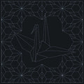 Sashiko Cloth Ori-Zuru