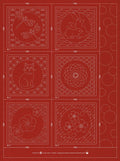 Sashiko Coaster Pattern 4 Brick