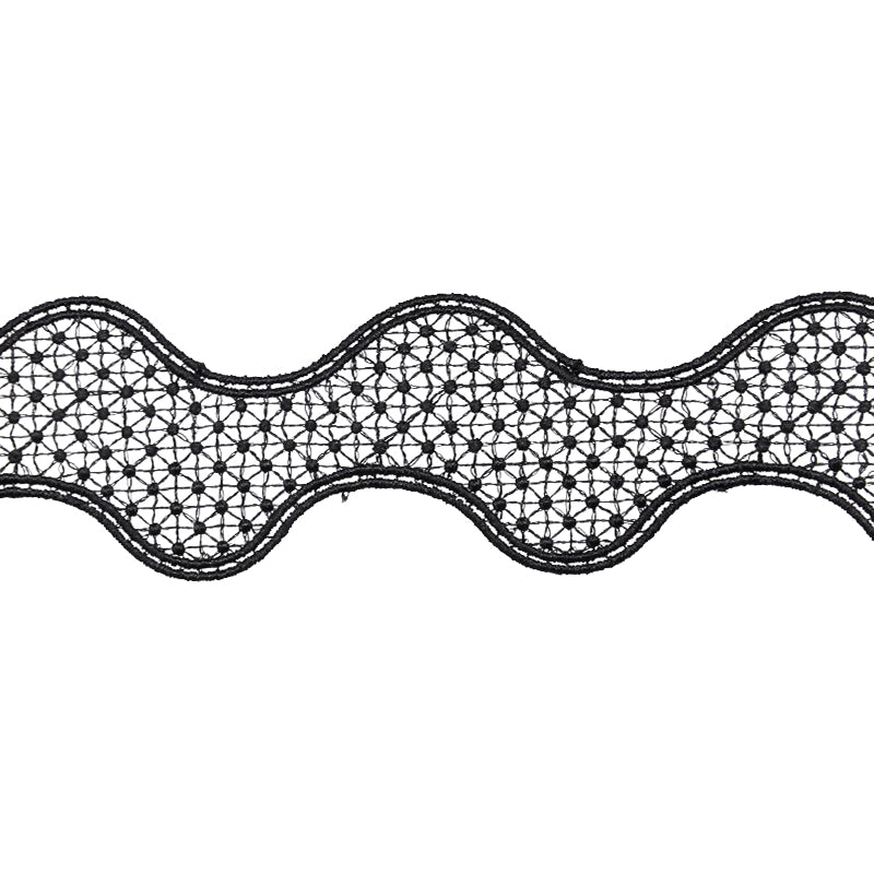 Scalloped Venise Lace Trim, 2-inch X 5 Yards – Floral Starburst Openwork Border