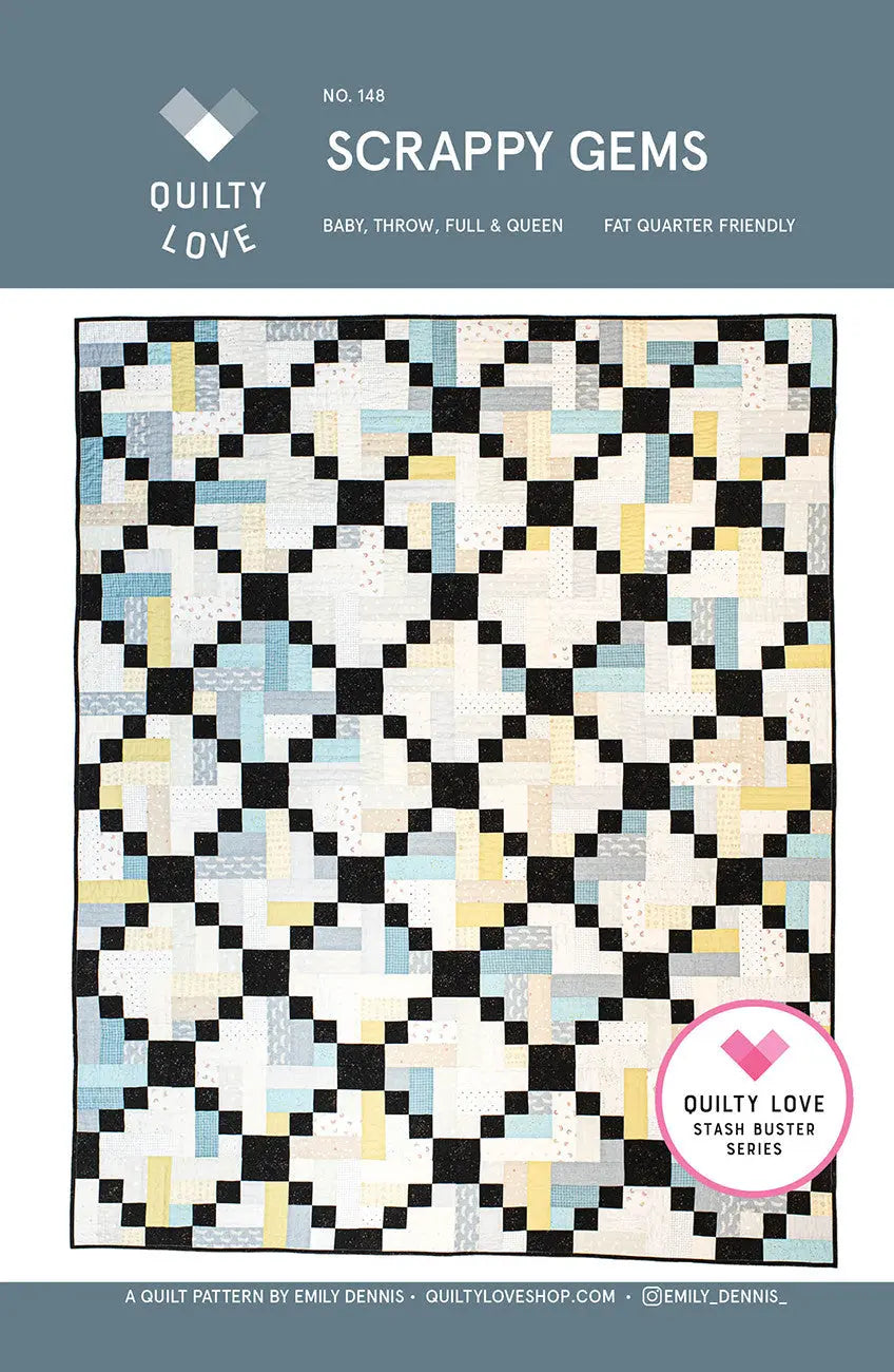 Scrappy Gems Quilt Pattern
