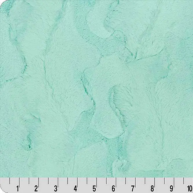 Sea Glass Luxe Cuddle Hide 58/60" Fabric per yard