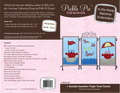 Seaside Sweeties Triple Treat Panels In the Hoop Embroidery Design Collection