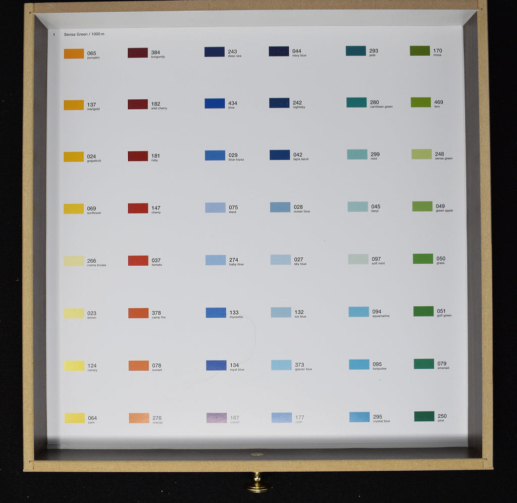 Sensa Green 40 - 3 Drawer Treasure Chest, 120 1100 Yard (1000m) Spools