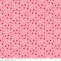 Sew in Love - Hearts - Rose 44"/45" Fabric Per Yard