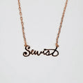 Sewist Necklace Rose Gold