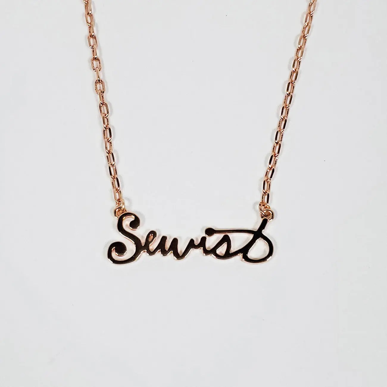 Sewist Necklace Rose Gold