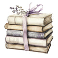 Shabby Chic Books Fabric Panel 11