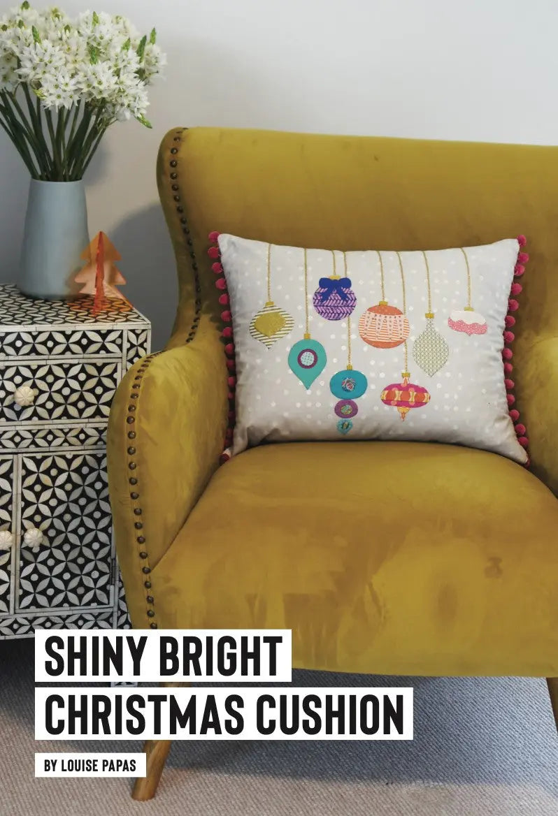 Shiny Bright Christmas Cushion Pattern