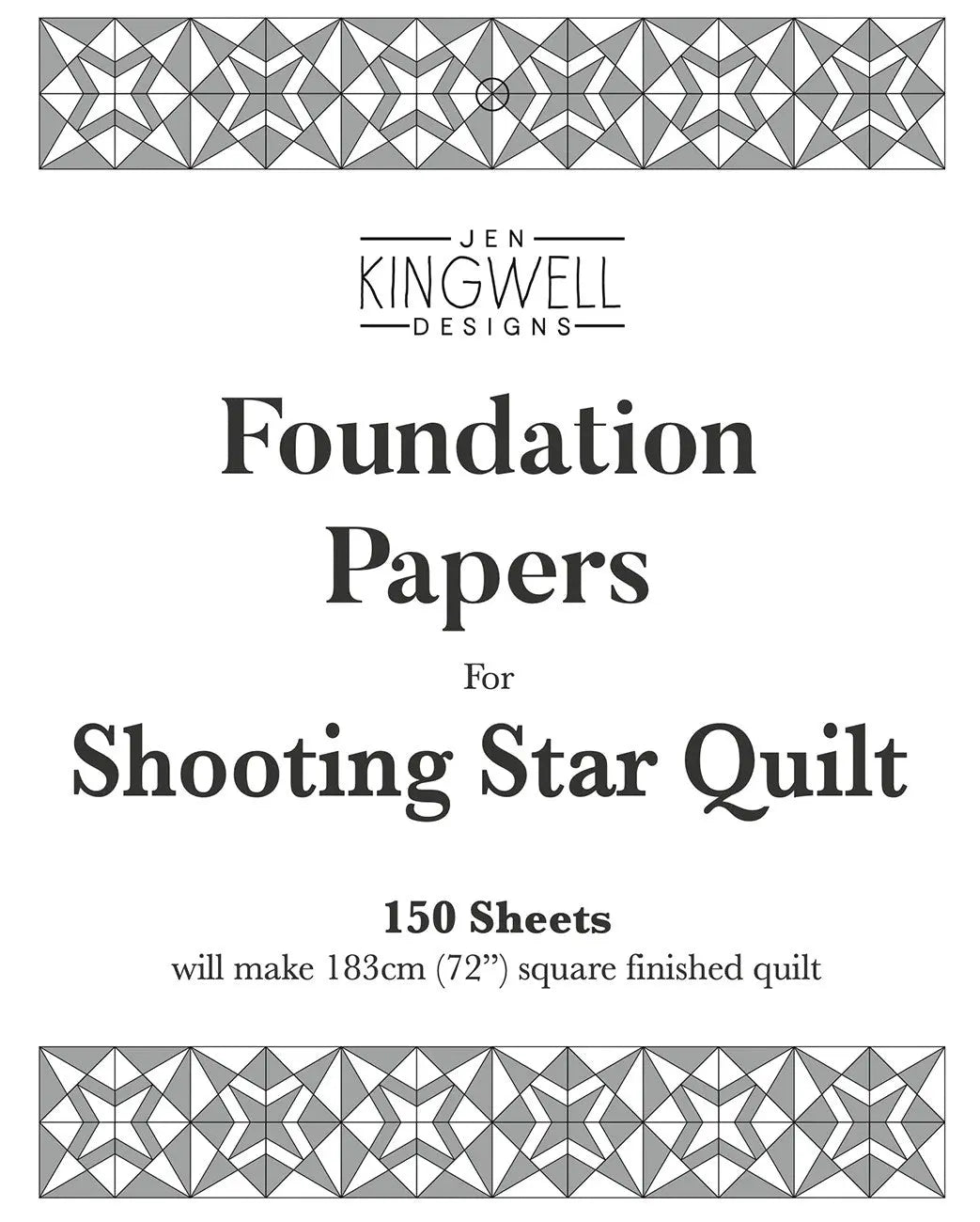 Shooting Star Quilt Foundation Papers