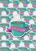 Sip 'n' Sew Mug Stickers